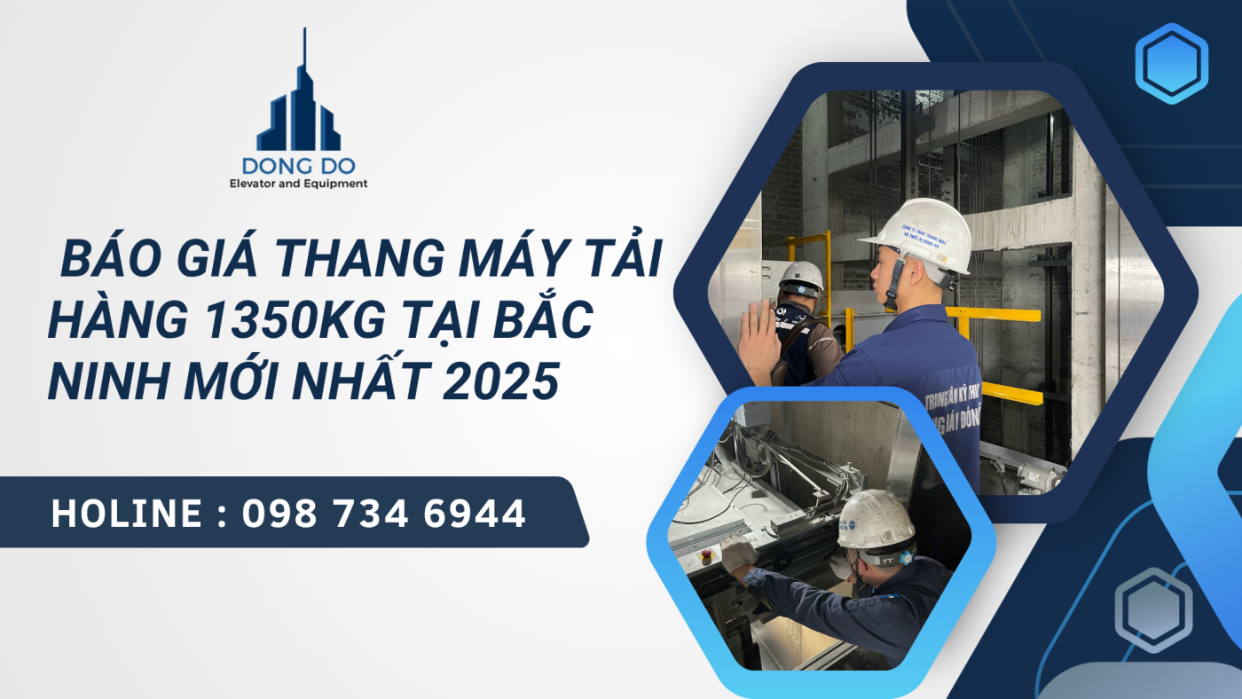 báo giá thang máy tải hàng 1350kg tại bắc ninh