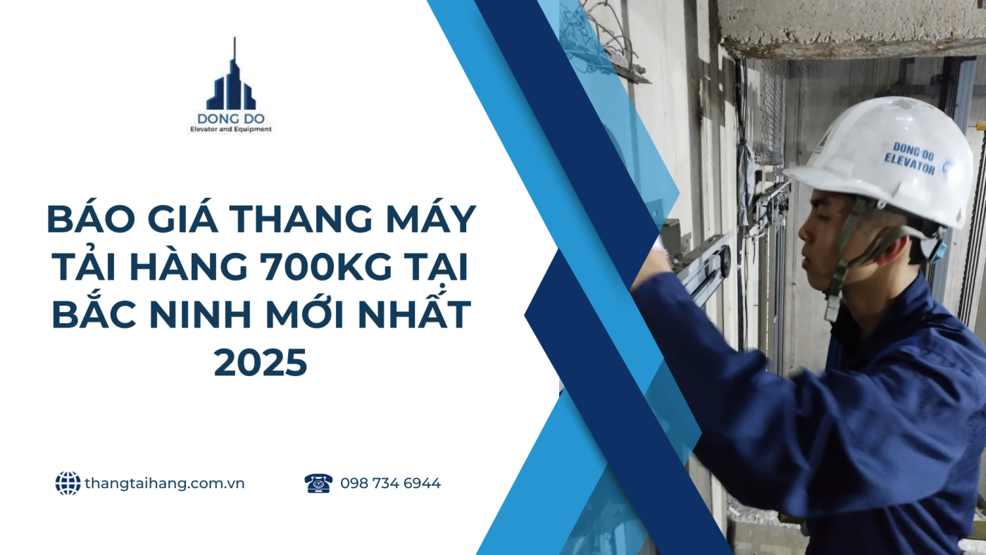 báo giá thang máy tải hàng 700kg