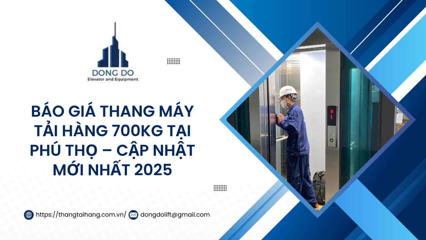 báo giá thang máy tải hàng 700kg