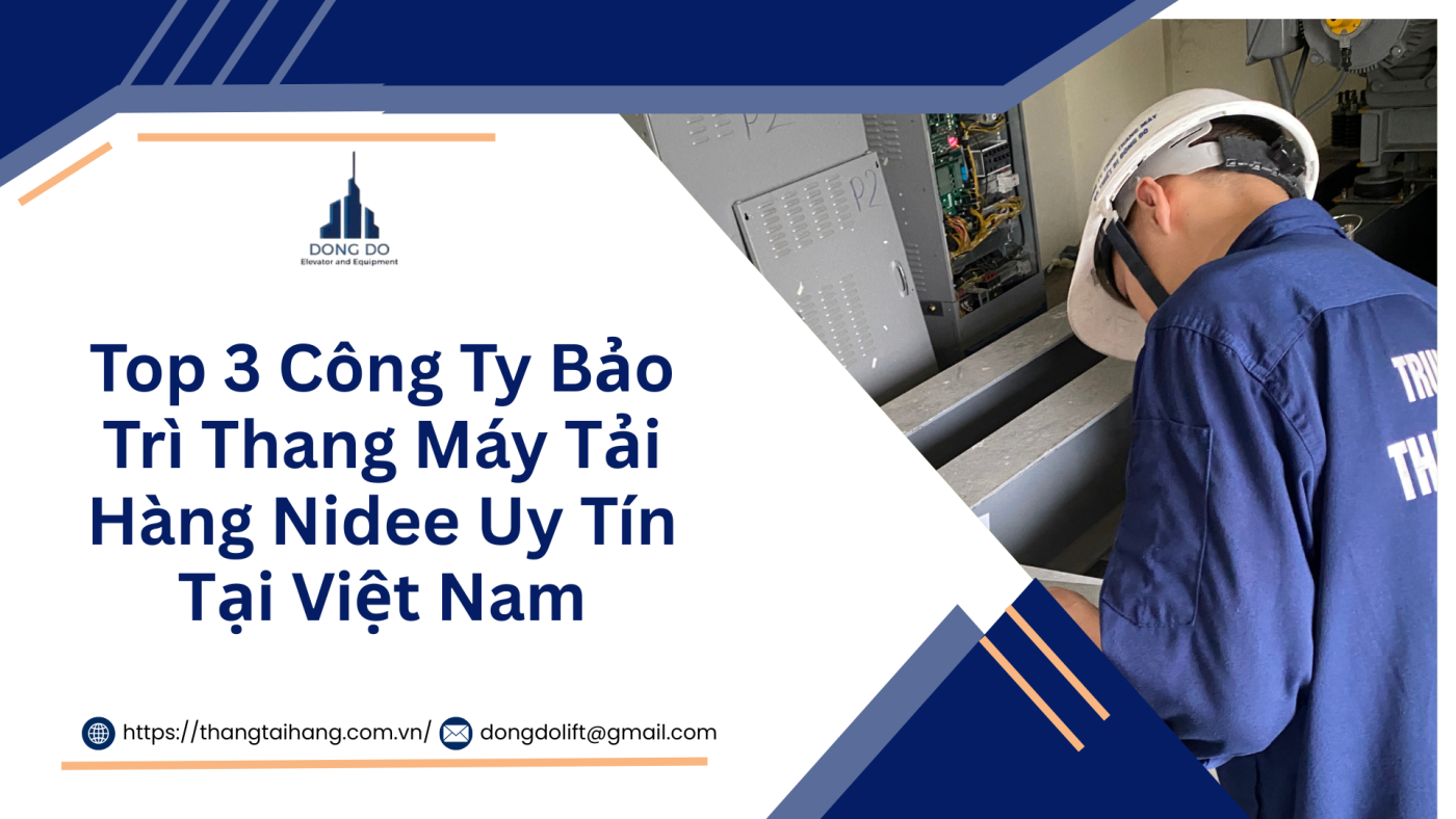 bảo trì thang máy tải hàng nidee