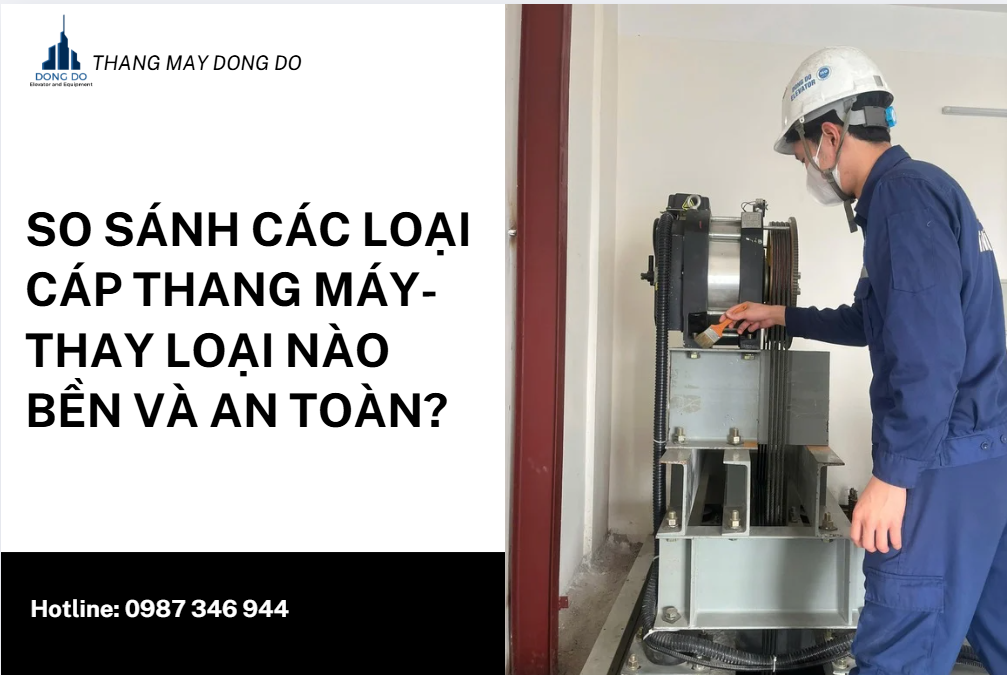 cáp tải thang máy tải hàng