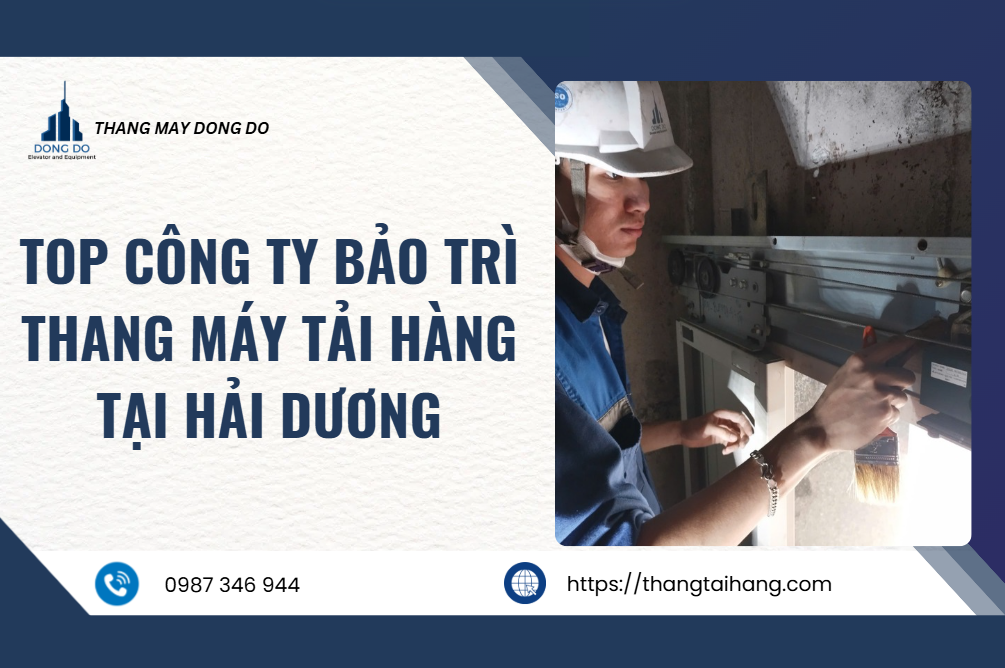 bảo trì thang máy tải hàng