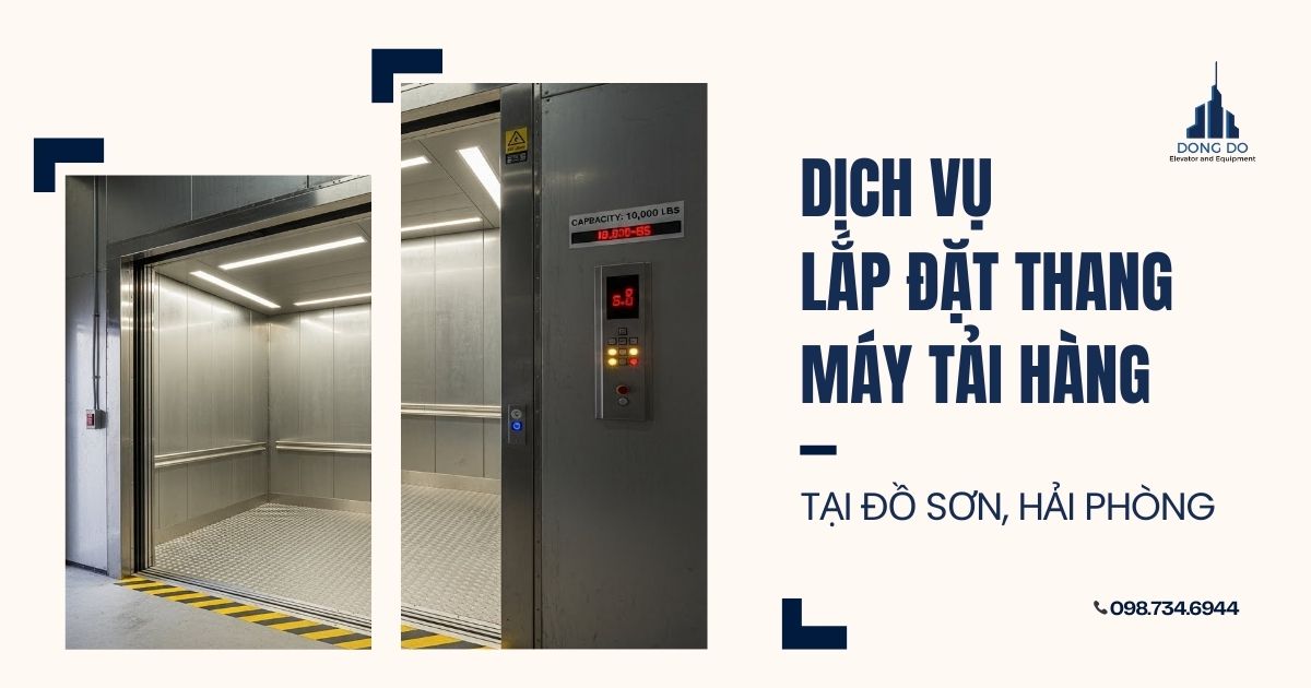 Dịch vụ lắp đặt thang máy tải hàng tại Đồ Sơn, Hải Phòng