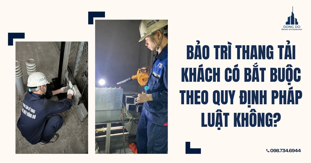 Bảo trì thang tải khách có bắt buộc theo quy định pháp luật không