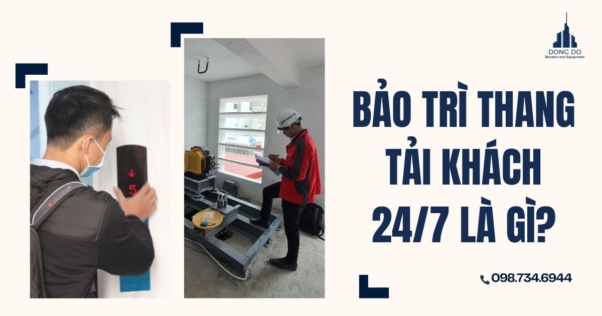 Bảo trì thang tải khách 247 là gì