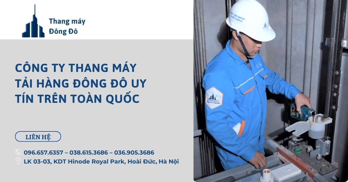 công ty thang máy tải hàng Đông Đô