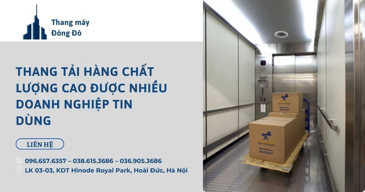 thang tải hàng chất lượng cao